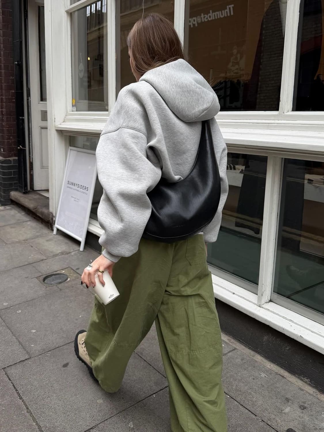 carhartt 칼하트 후드 집업 자켓 그레이 M (103-105) 상품이미지8