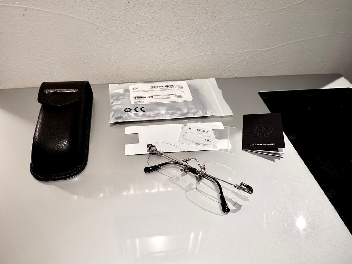 크롬하츠 필스3 샤이닝 실버 안경 상품이미지2