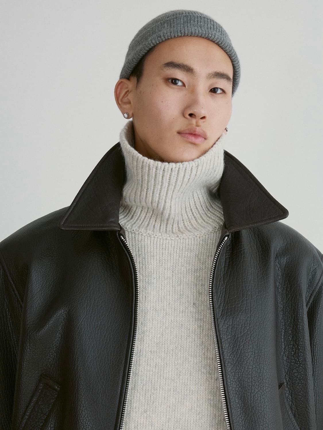 [XL] 렉토 벤 슈렁큰 램 레더 가죽 자켓 다크 브라운 상품이미지3