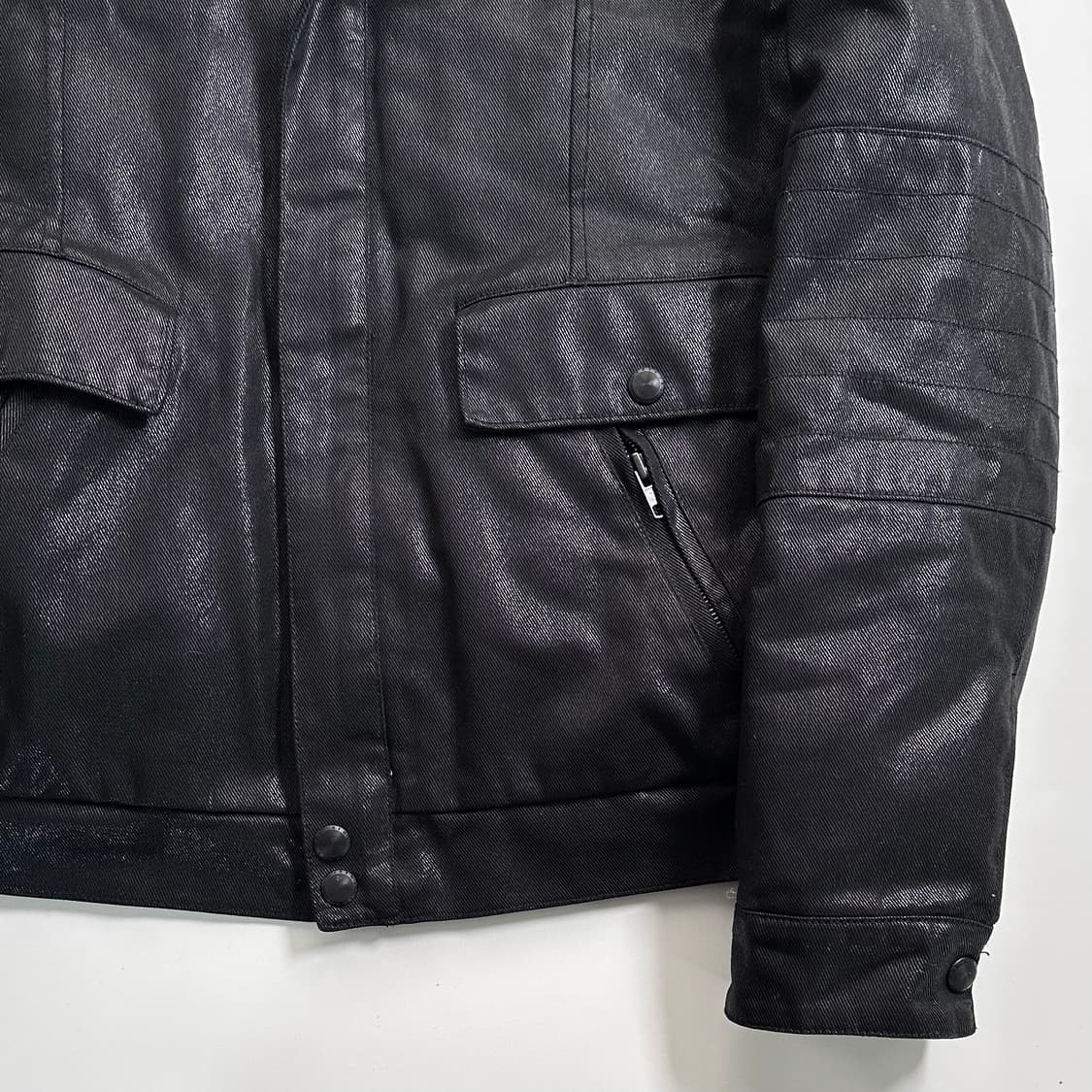 알마니 익스체인지 블랙 라이더 자켓 상품이미지4