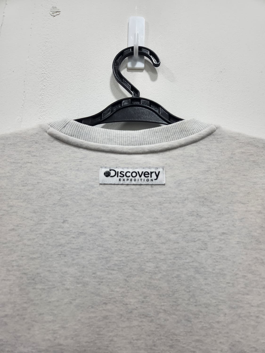 디스커버리 익스페디션 맨투맨 티셔츠 그레이 남성 95사이즈 상품이미지4