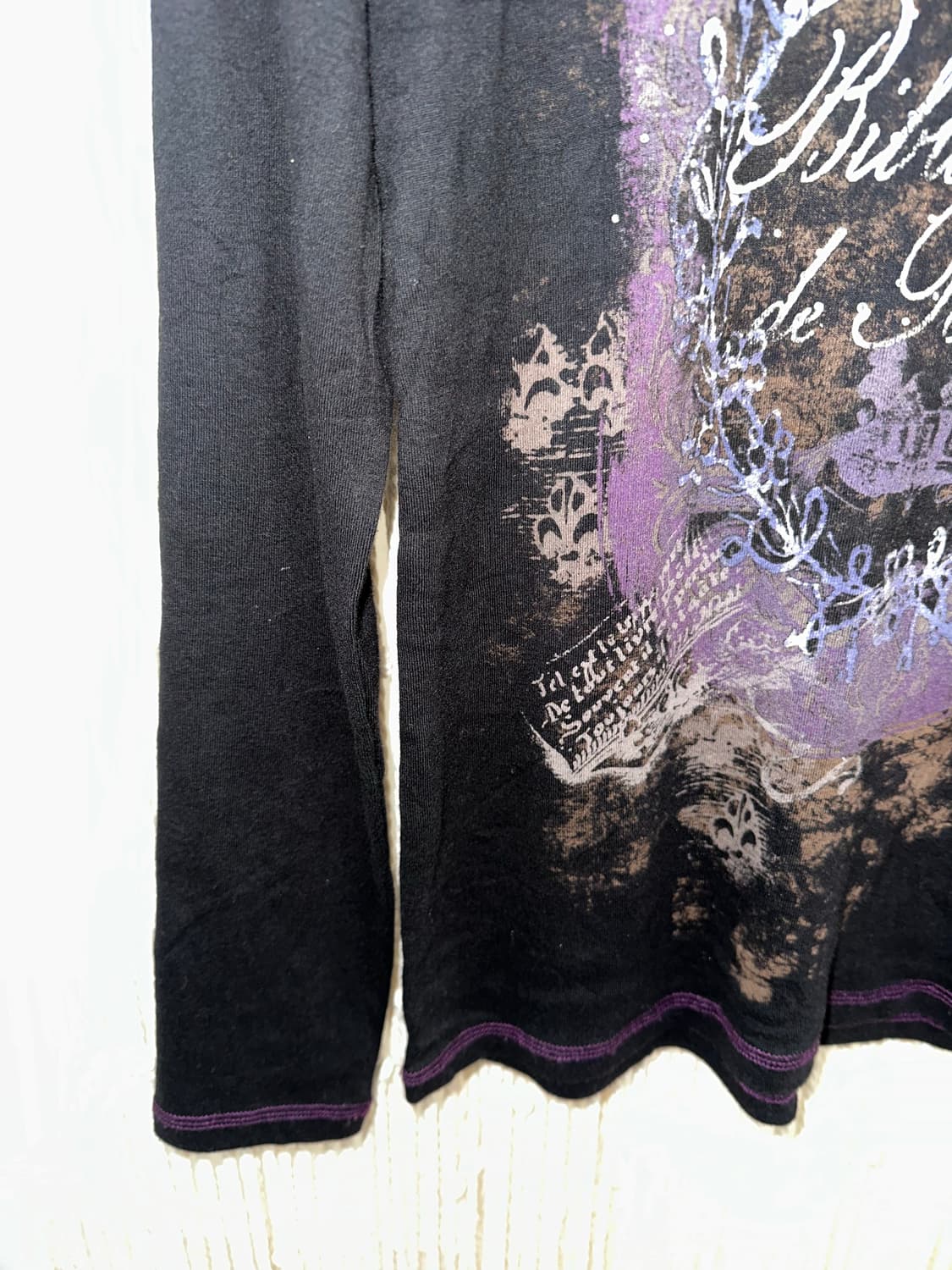 프린팅 터틀넥 티셔츠 상품이미지2