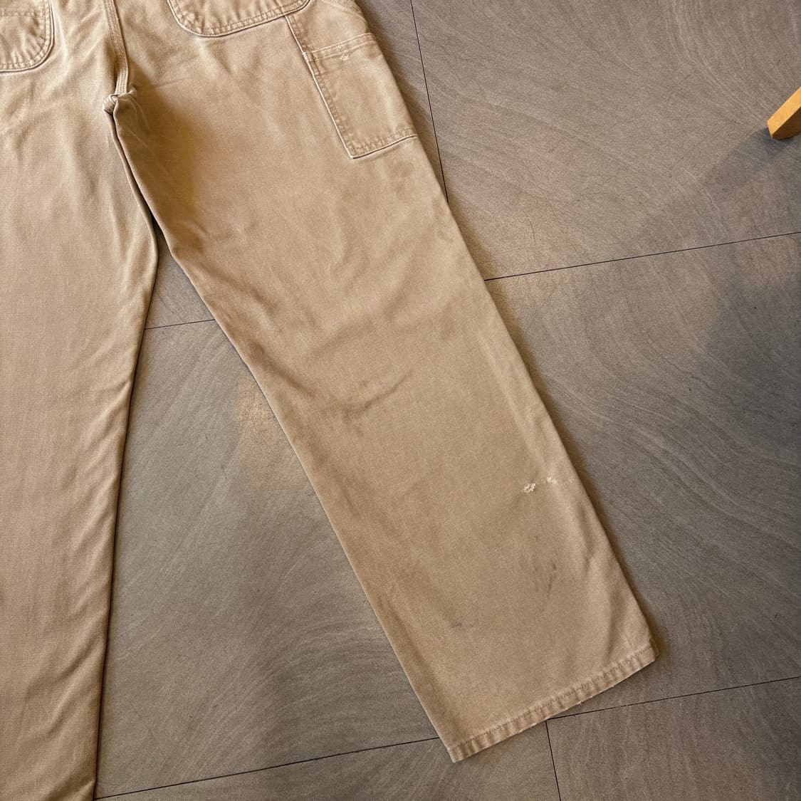 칼하트 정품 오리지널 라이트 베이지 카펜터 팬츠  상품이미지2