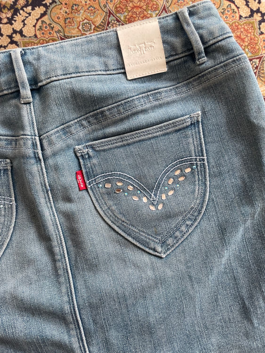 Levi's denim skirt [size-w27] 상품이미지4