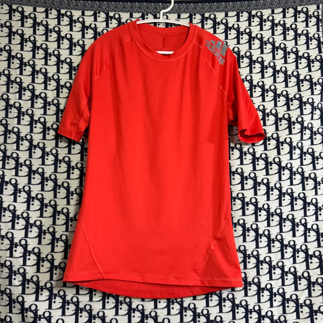 아디다스 오렌지 기능성 반팔티 L 상품이미지1