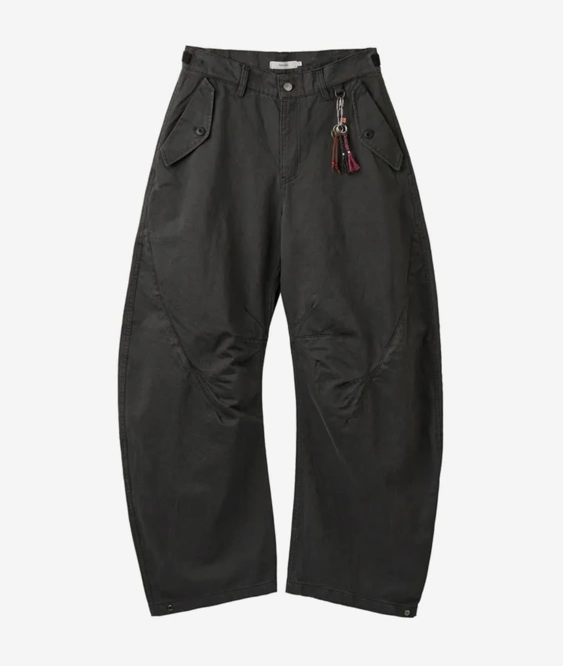 아르반 트리플 리프 커브드 팬츠 차콜 상품이미지1