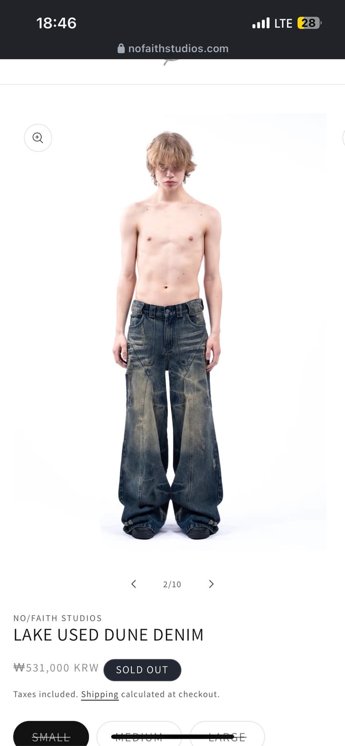 Nofaith studios dune denim 상품이미지2