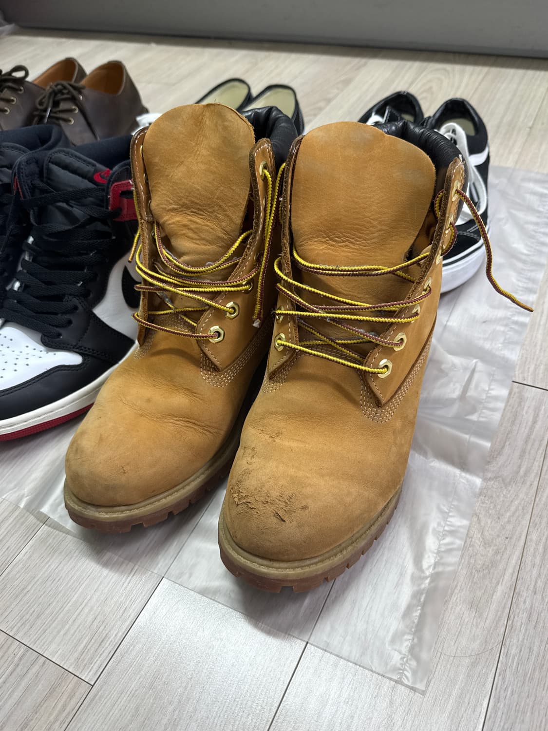 남성 6인치 프리미엄 옐로 워터프루프 워커부츠 상품이미지1