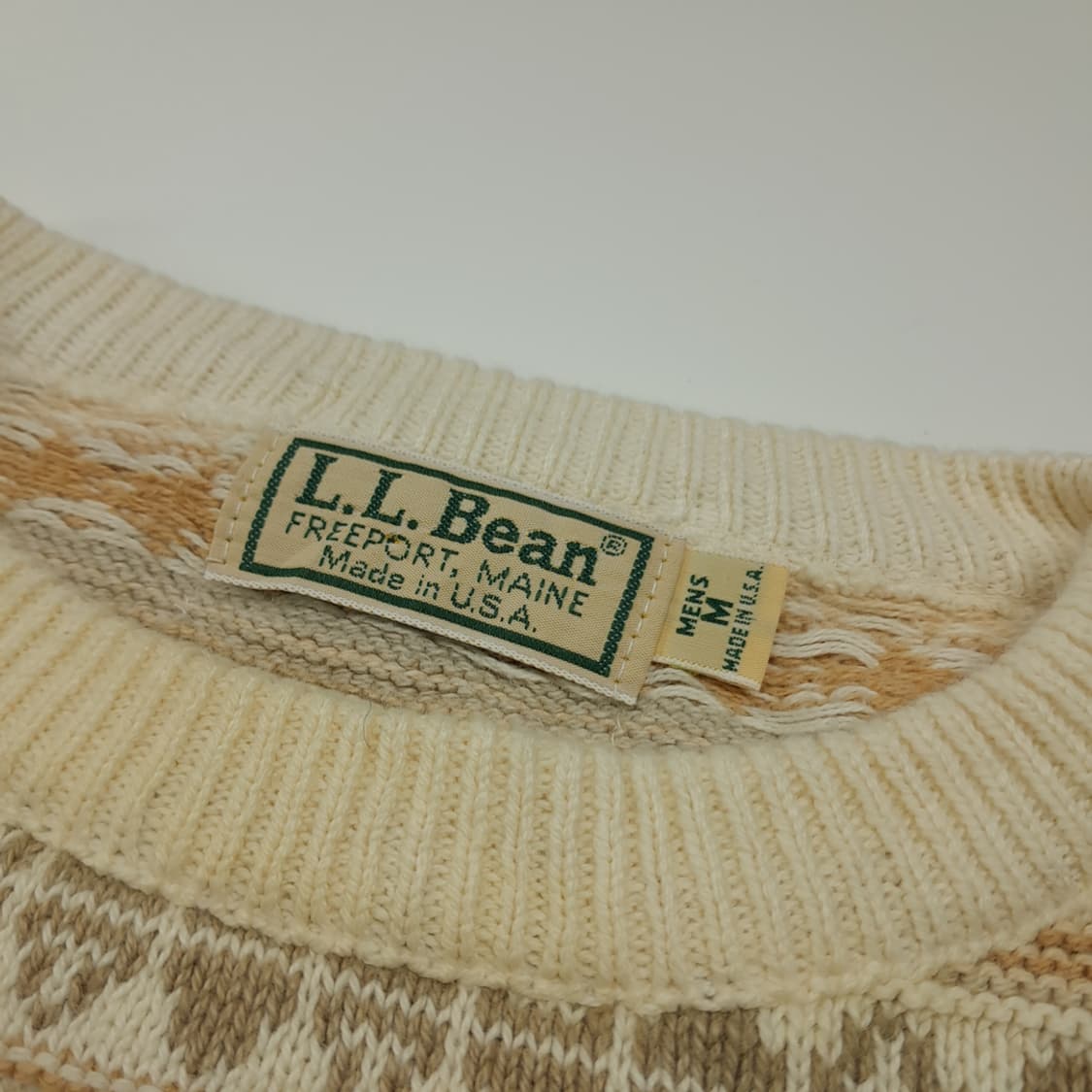 CL080 M 엘엘빈 미국판 페어아일 니트 상품이미지3