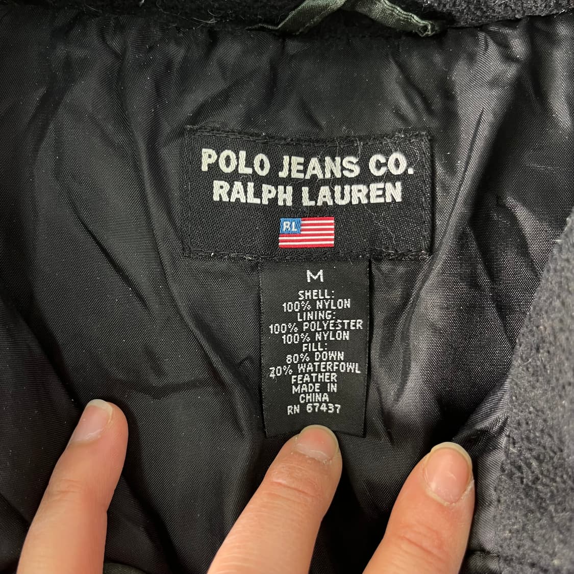 100 폴로랄프로렌 진스 푸퍼 패딩 상품이미지3