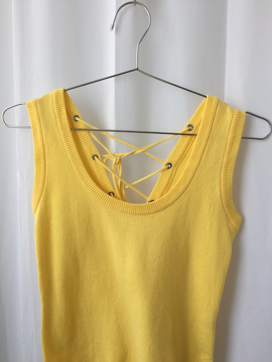 [vintage] yellow sleeveless 상품이미지2