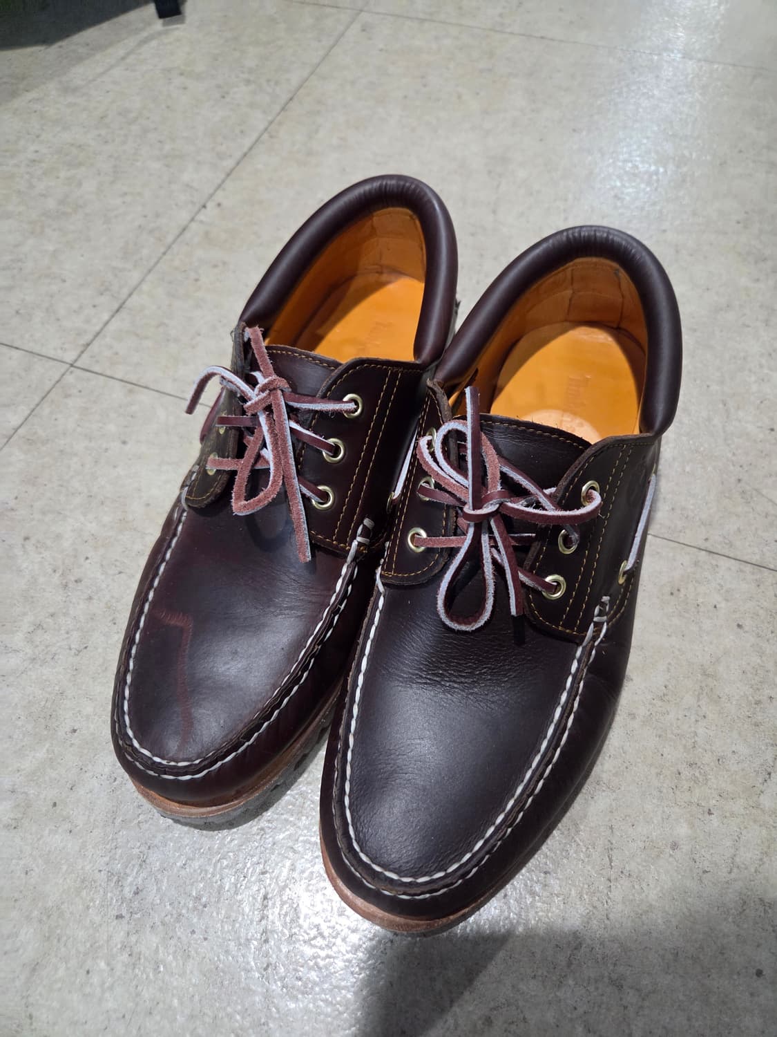 [280] 팀버랜드 3 아이 보트슈즈 브라운 상품이미지3