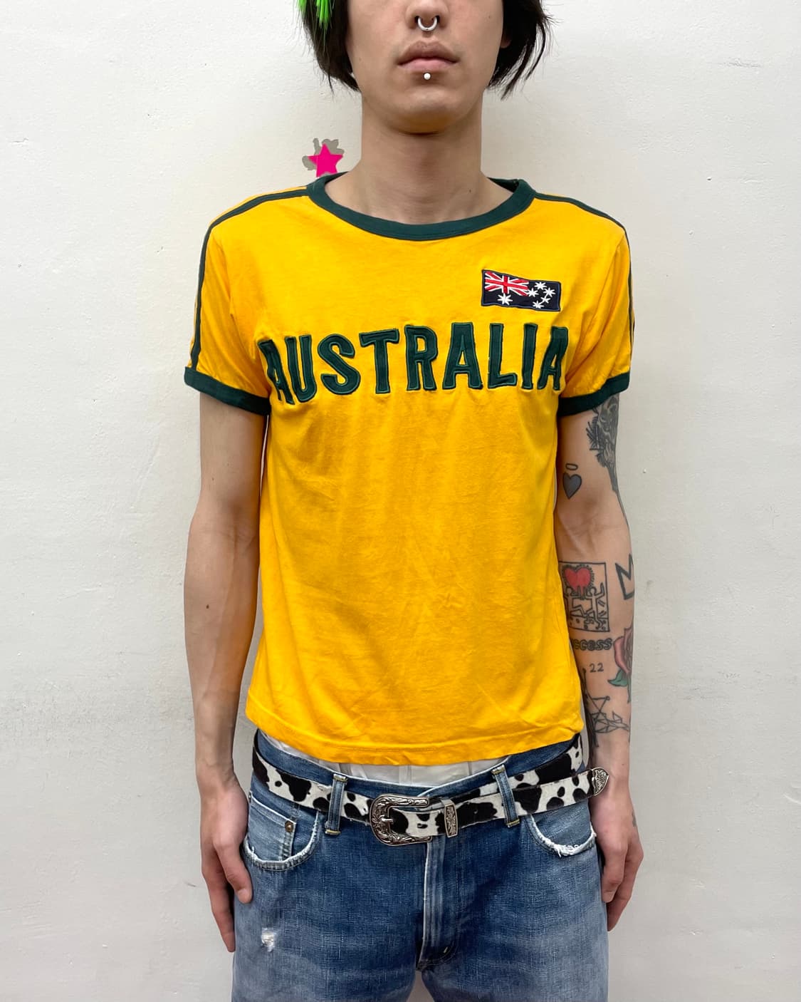 Australian flag orange T-shirt 상품이미지1