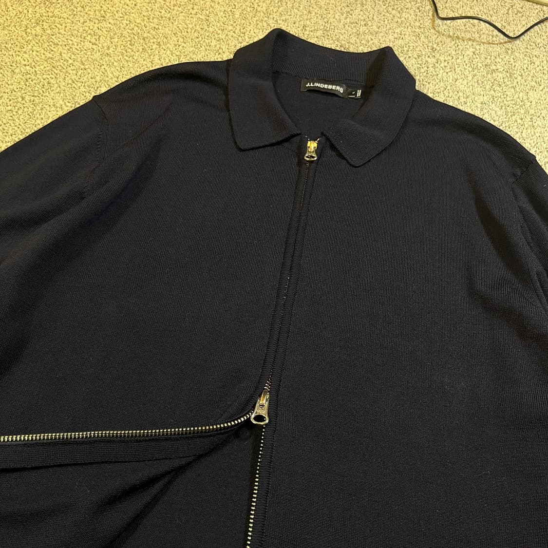 제이린드버그 니트집업 상품이미지2