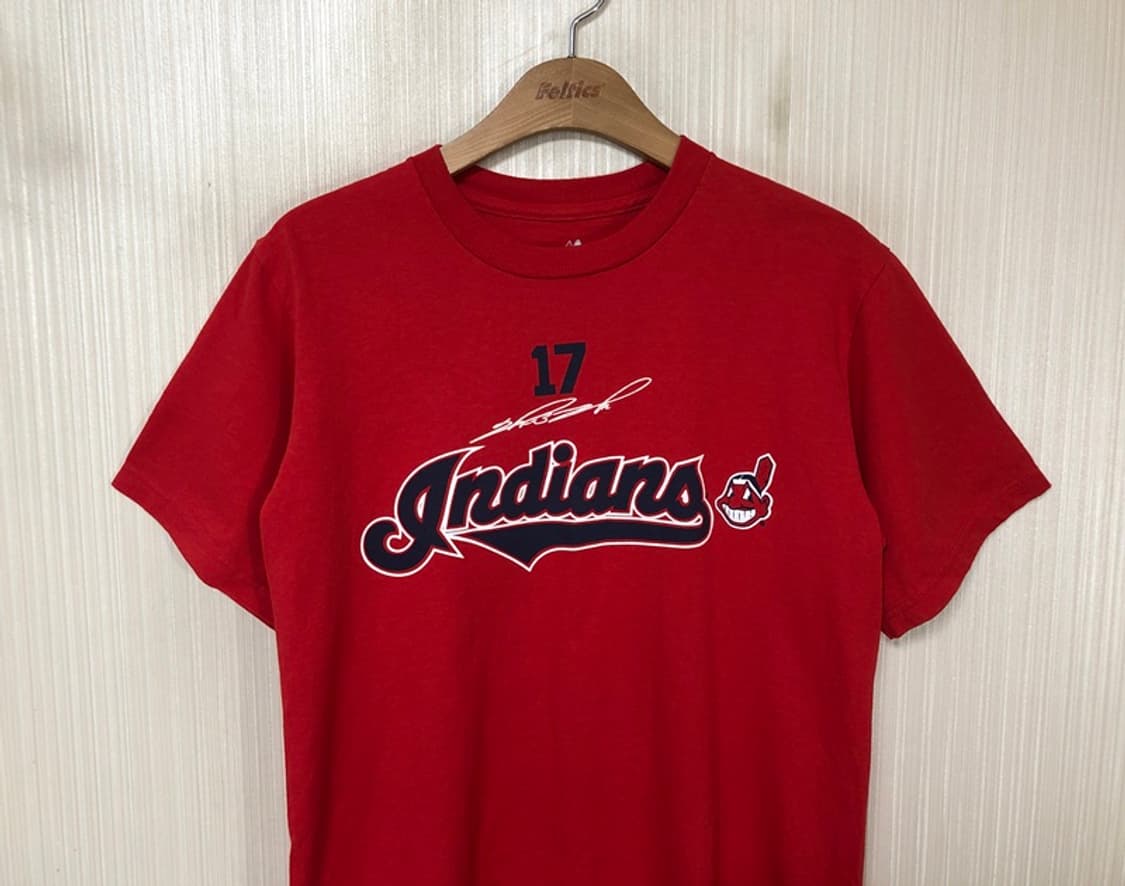 MLB 마제스틱 클리블랜드인디언스 플레이어티셔츠 S #17 추신수 상품이미지3
