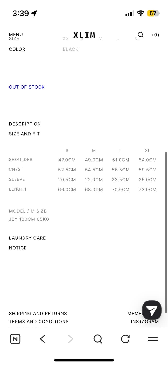 엑슬림 EP.7 SYNOPSIS 01 T-SHIRT 상품이미지3