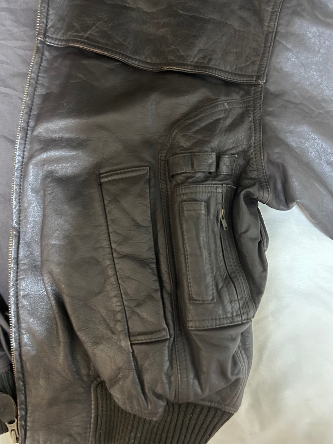 *archive* issey miyake hai 레더 자켓 상품이미지4