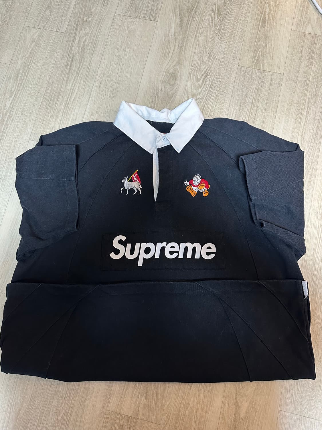 (XL)슈프림 숏슬리브 블랙 24SS 상품이미지3