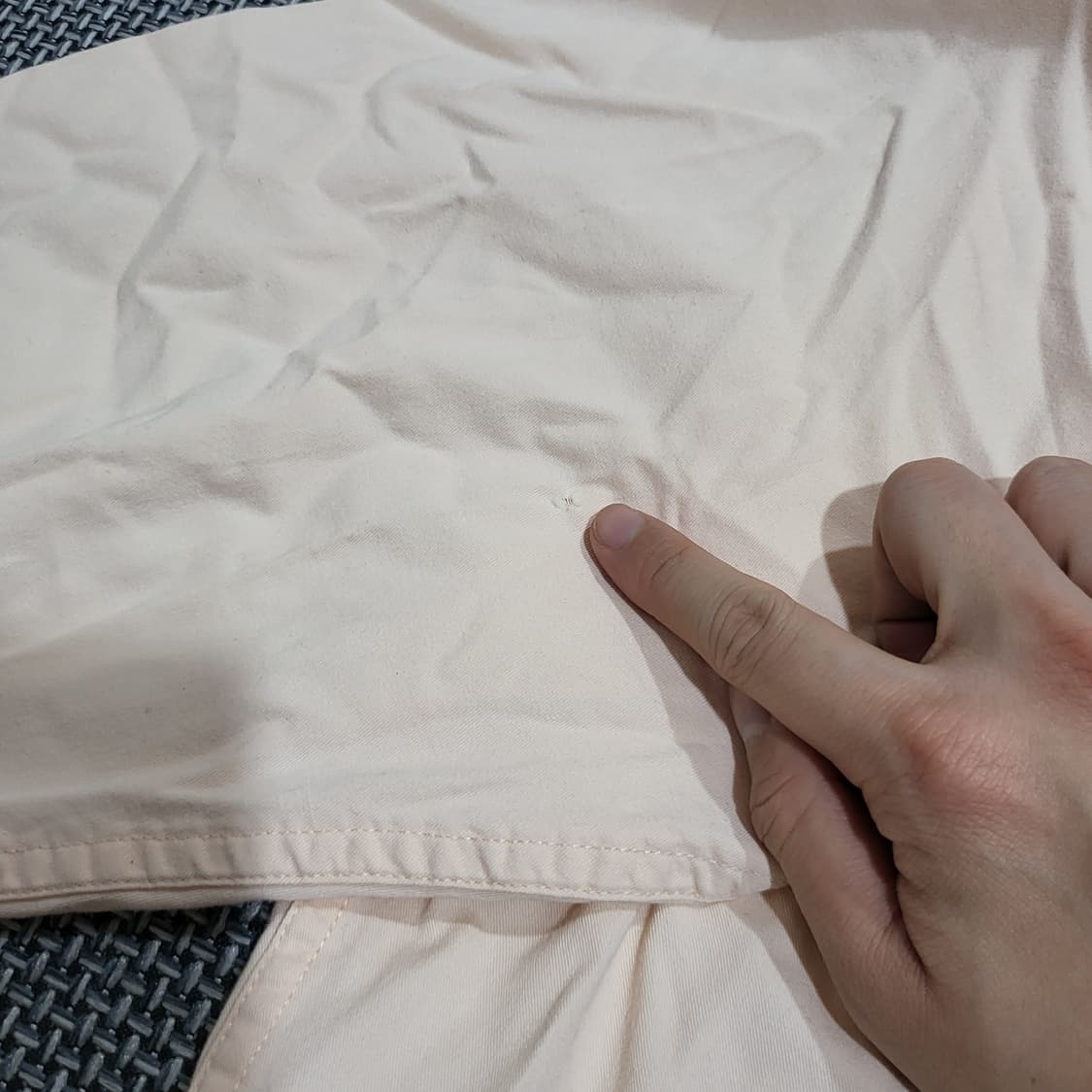 폴로 랄프로렌 코튼 옥스포드 핑크 셔츠 (L) 상품이미지7