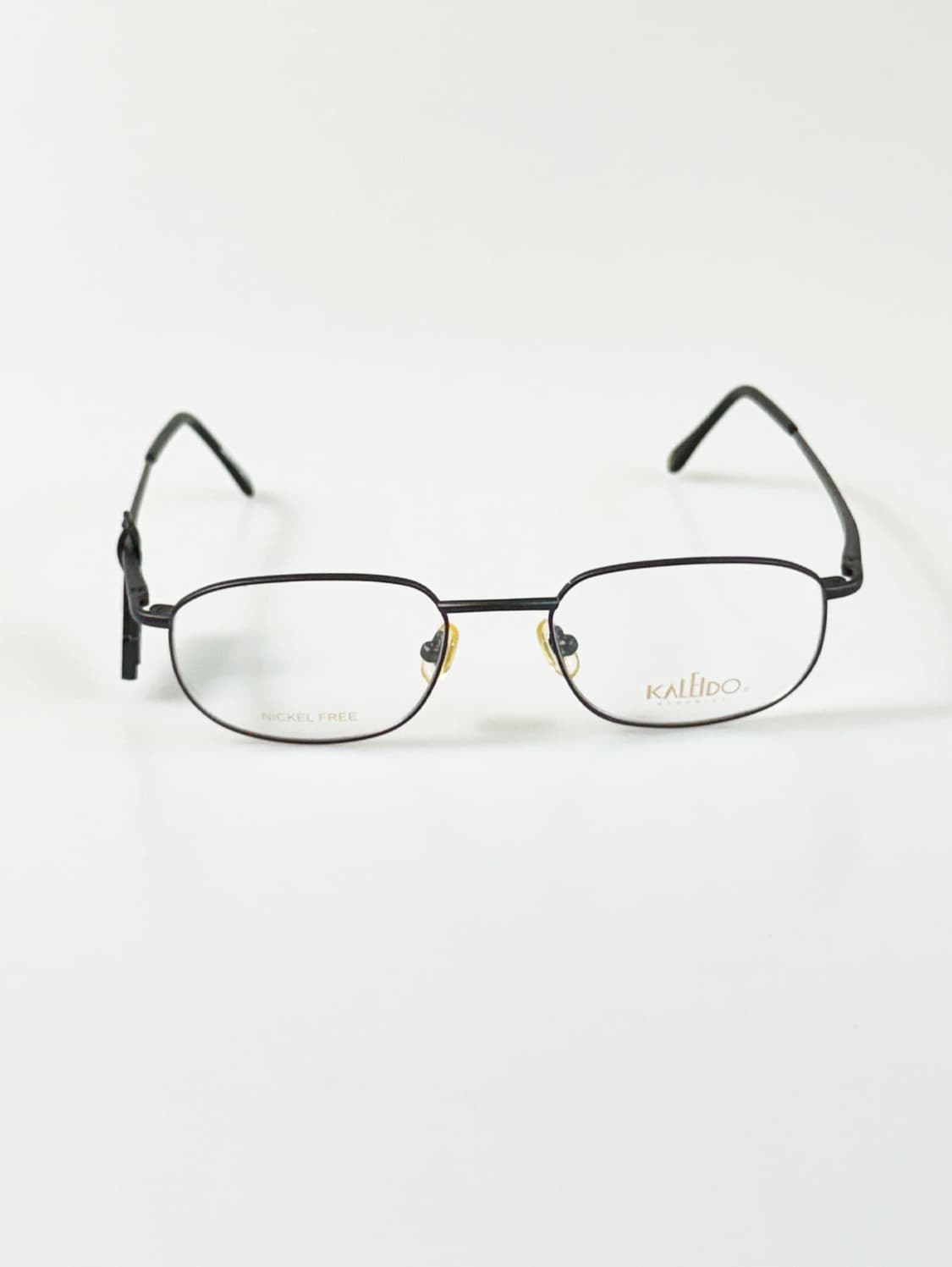 90s KALEIDO 맷블랙 슬림 스퀘어 빈티지 안경 상품이미지1