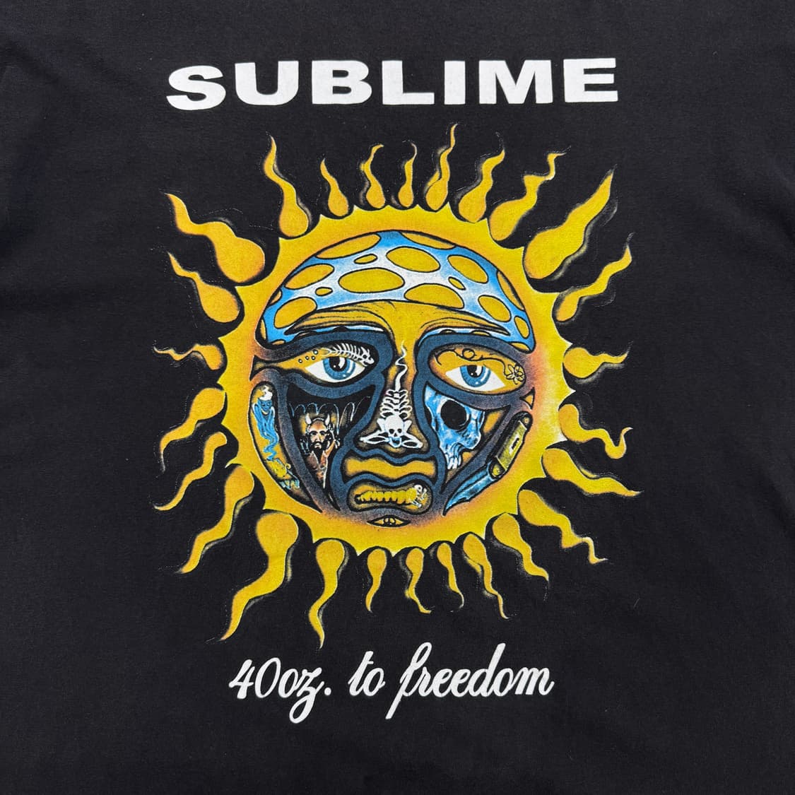 Sublime 서블라임 빈티지 밴드티 락티 반팔 티셔츠 블랙 상품이미지3