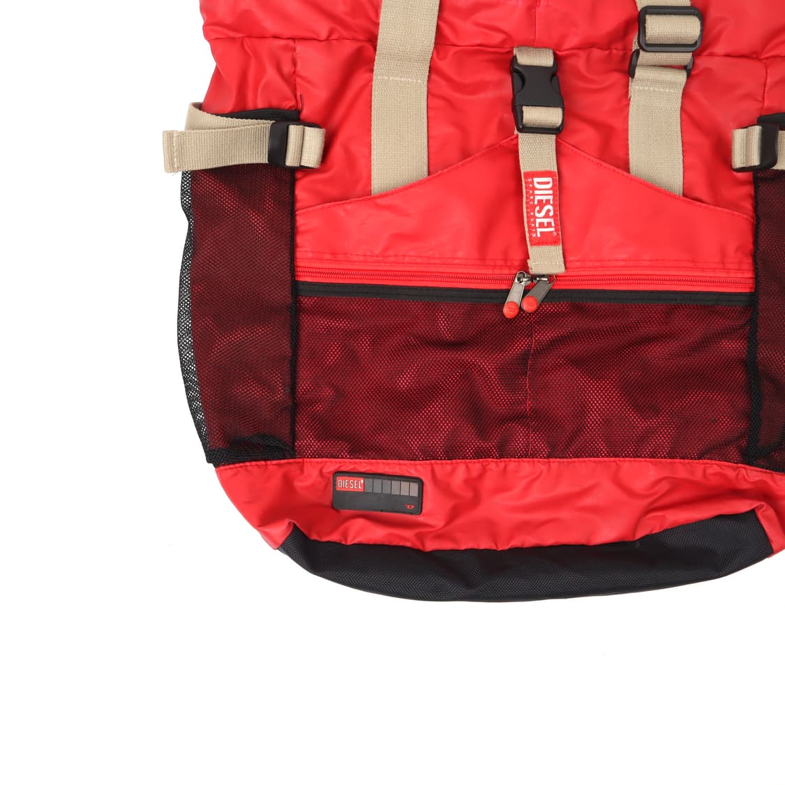 디젤 레드 2way 나일론 백 상품이미지4