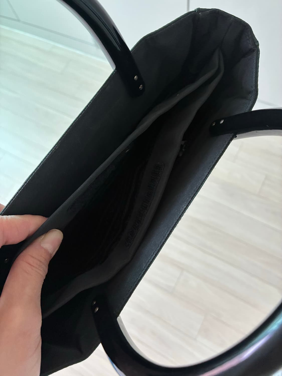 Prada 프라다 다크그린 나일론 테수토 미니 토트백 게런티 카드 포함 상품이미지7