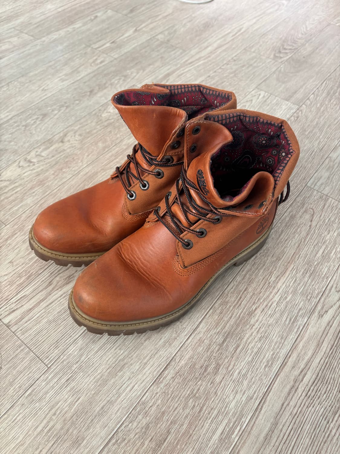 팀버랜드 롤탑 부츠 uk8 265~270 상품이미지1