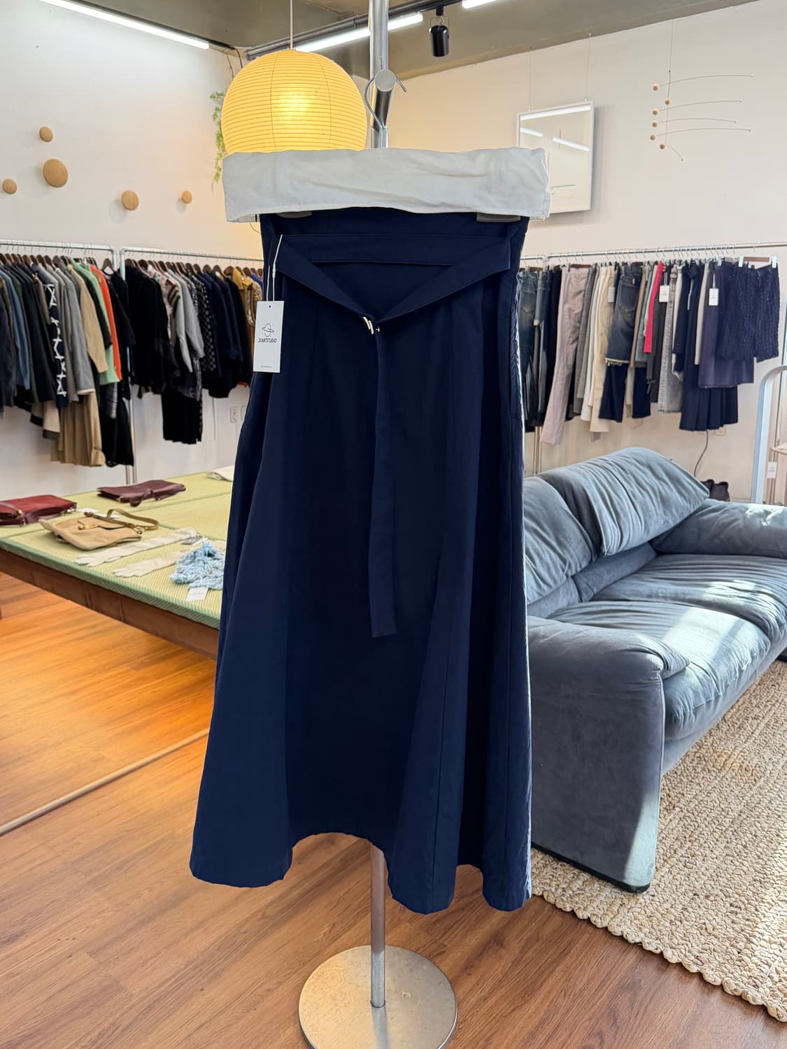 레이 빔즈 플리츠 스커트 상품이미지2