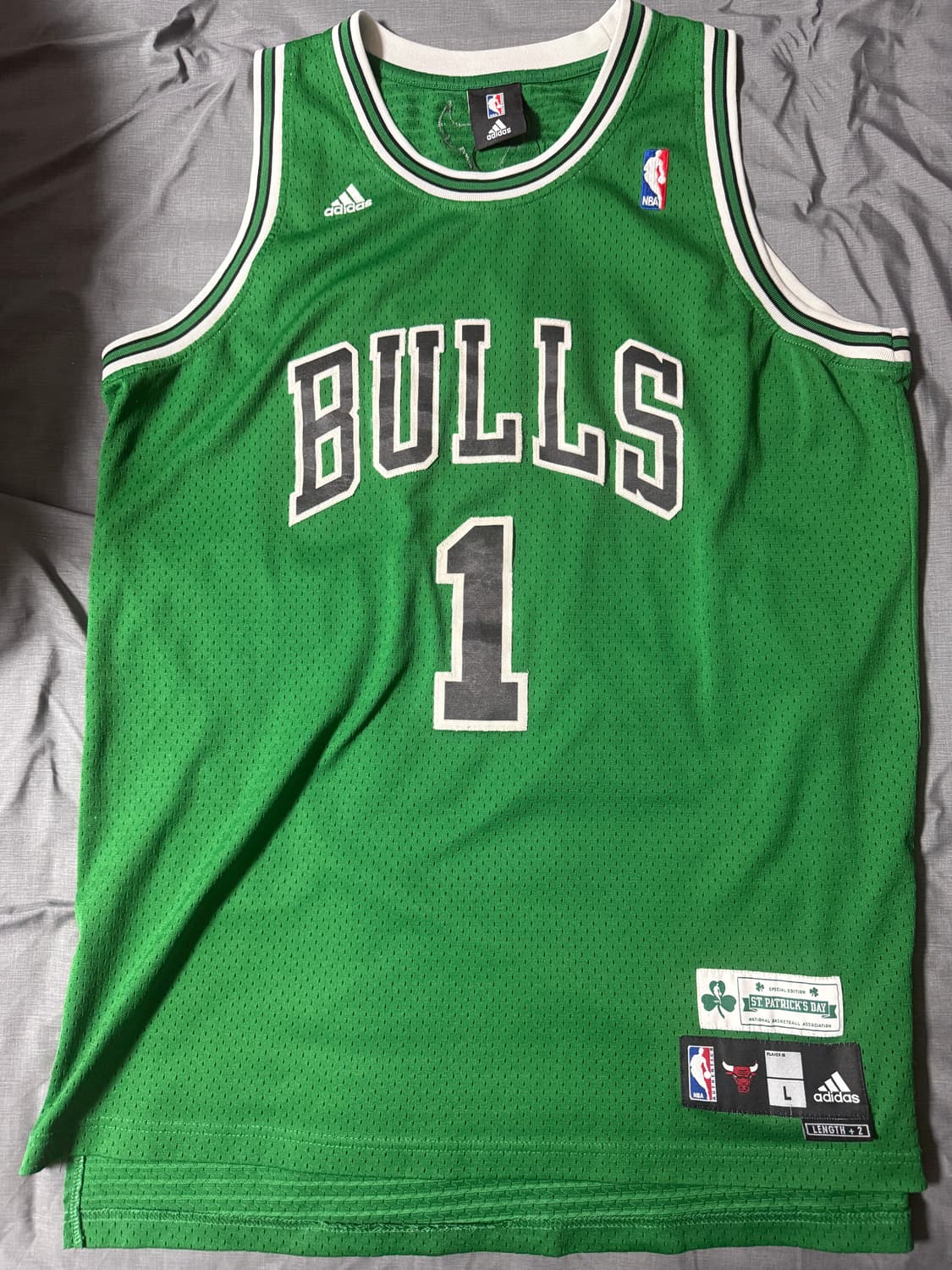아디다스 NBA Bulls Derrick Rose 농구져지 상품이미지1