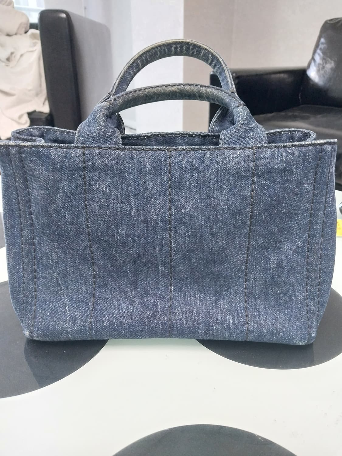 프라다카나파데님백/스몰사이즈  상품이미지2