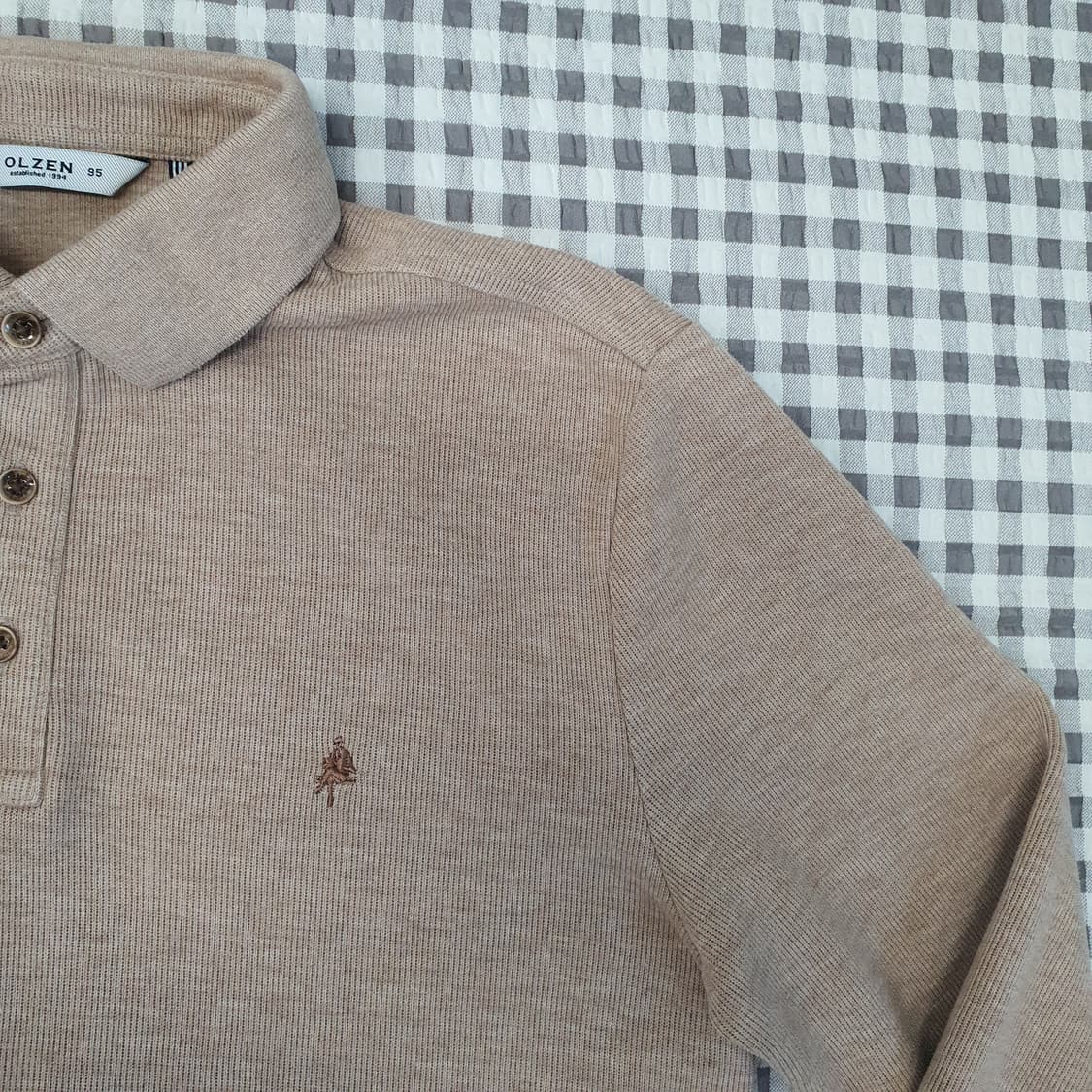 올젠 춘추 긴팔 카라티 남자95 상품이미지3