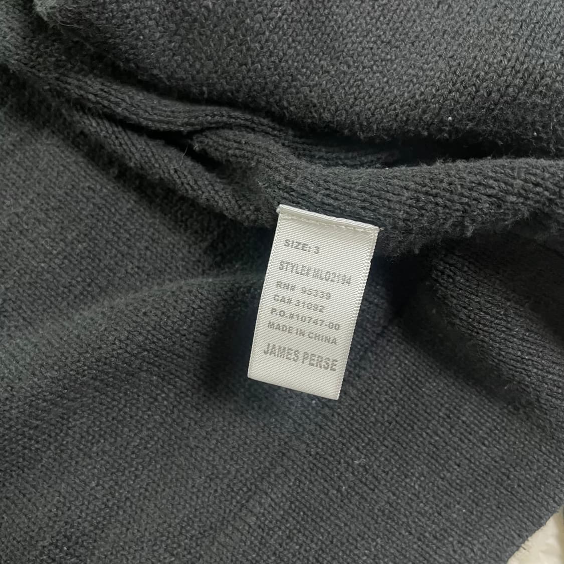 제임스펄스 블랙라벨 코튼 린넨 드라이버스 니트 집업 상품이미지5