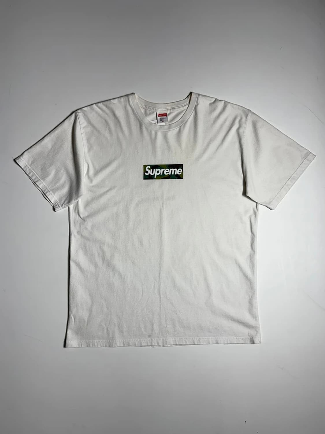 슈프림 23FW 박스 로고 카모 반팔 티셔츠 R1516 상품이미지1