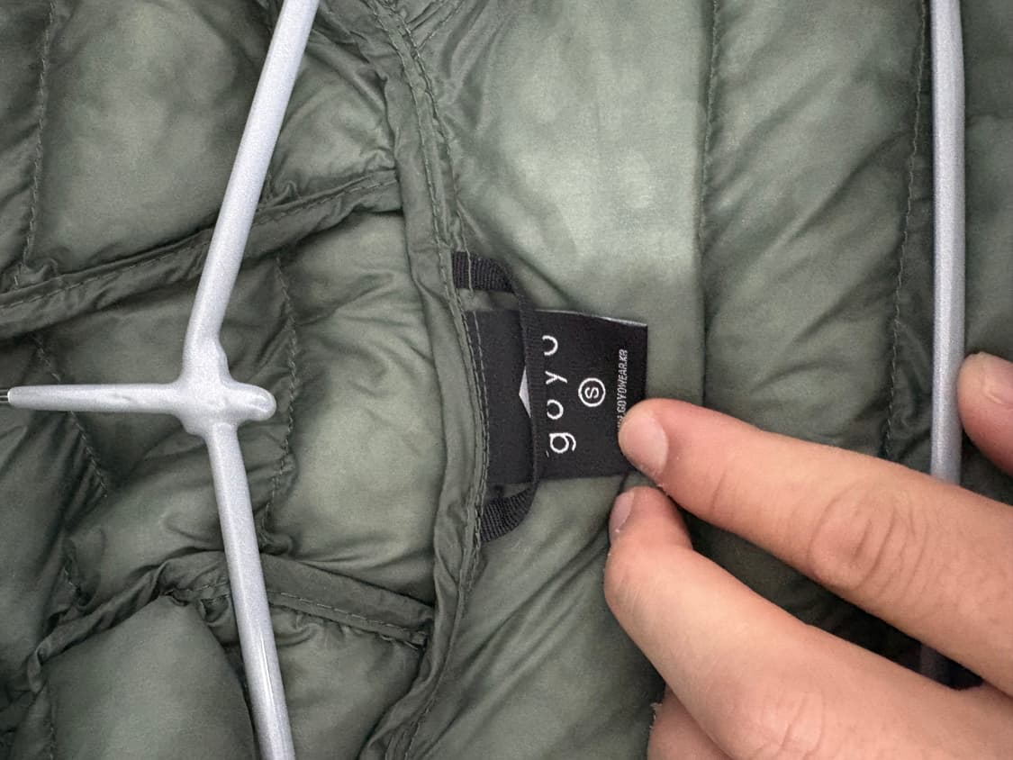 고요웨어 경량패딩 상품이미지3