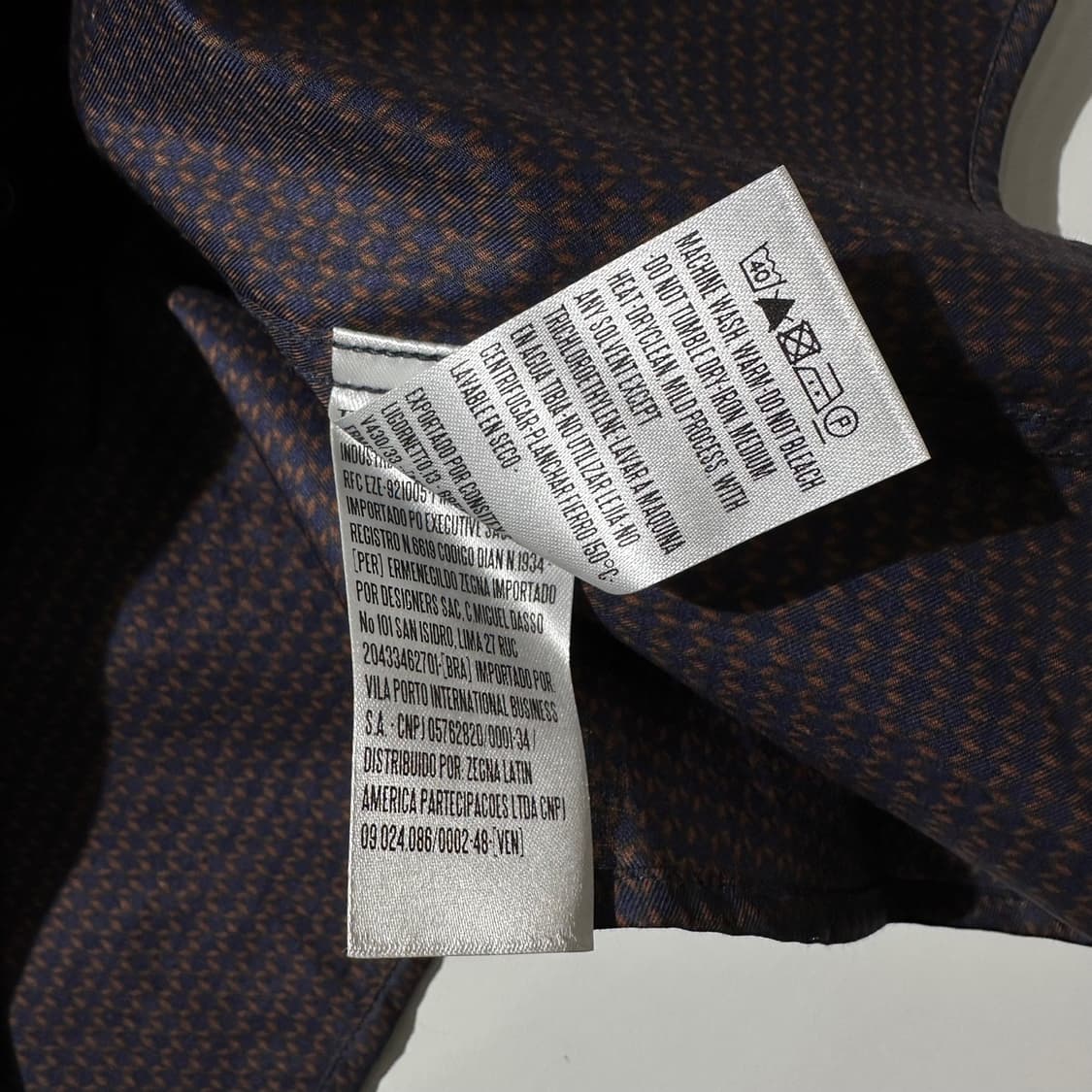 에르메네질도 제냐 패턴 셔츠 상품이미지7