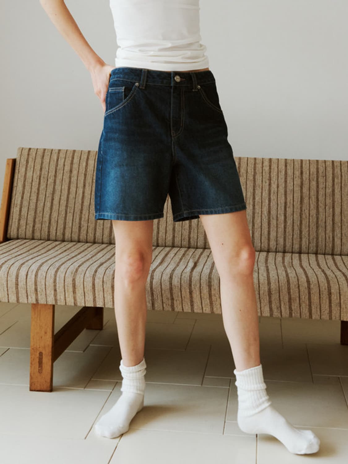 에프알알더블유 Mid-rise Denim Shorts S 상품이미지1