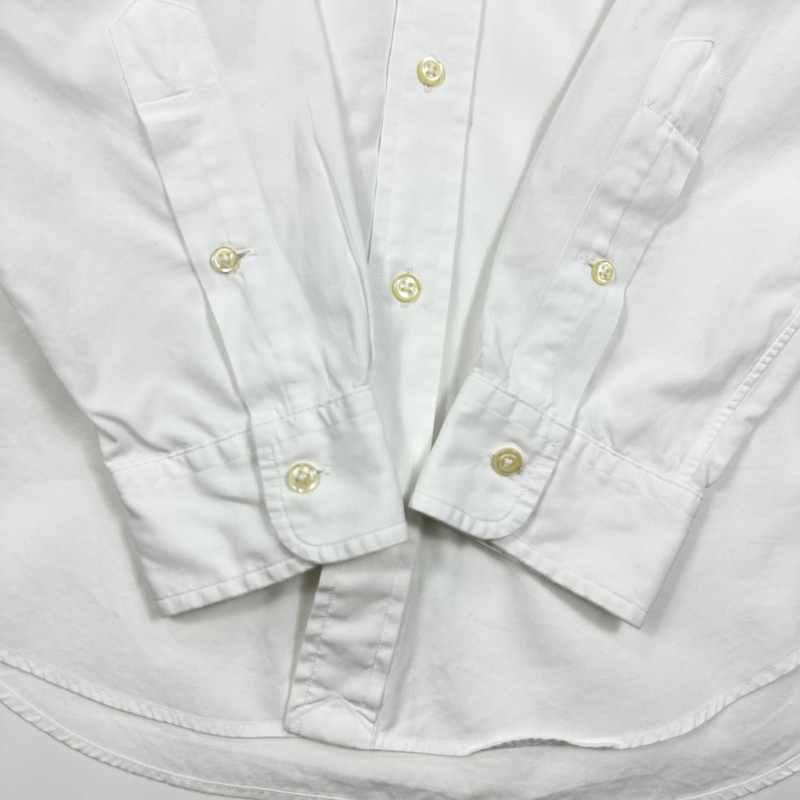 폴로 랄프로렌 포니 클래식핏 화이트 셔츠 (실측 M) 상품이미지4