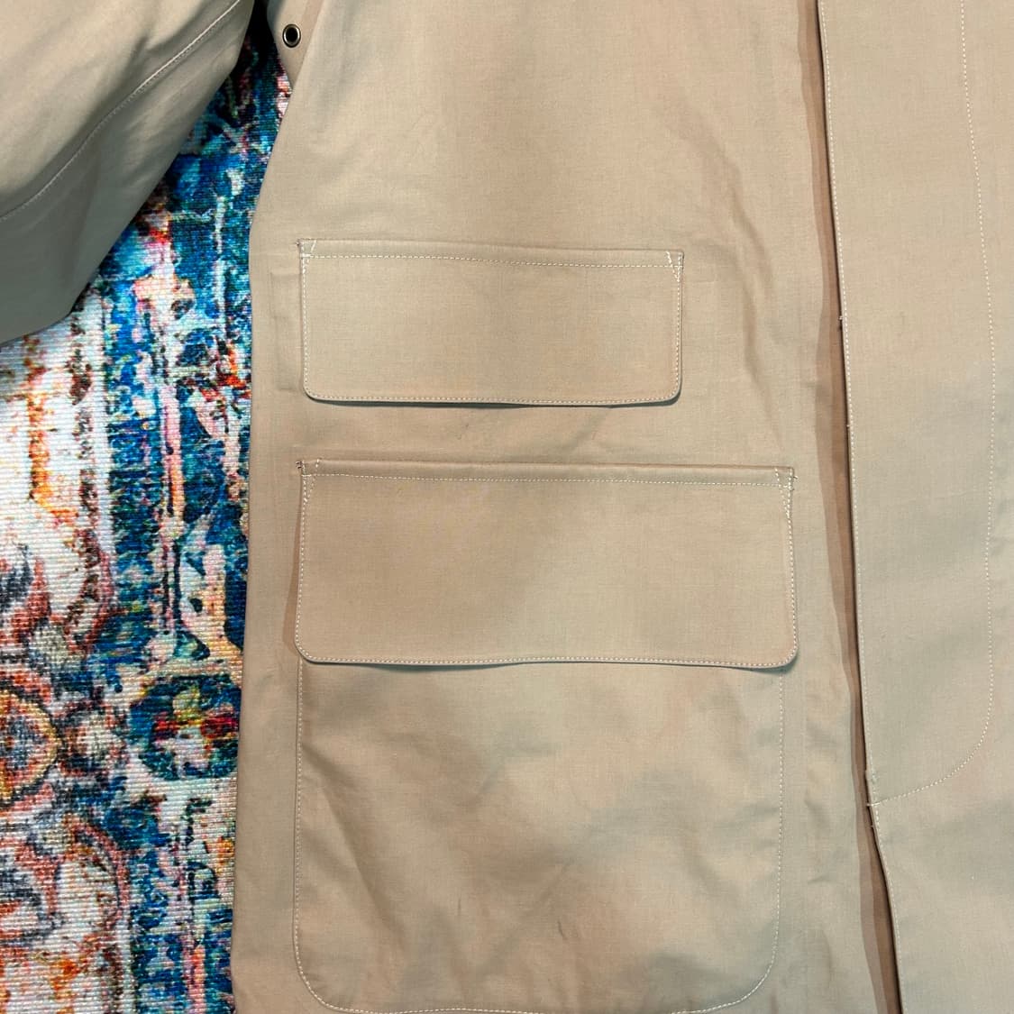 [L] 00s 폴로 랄프로렌 심실링 레인 필드코트 상품이미지2