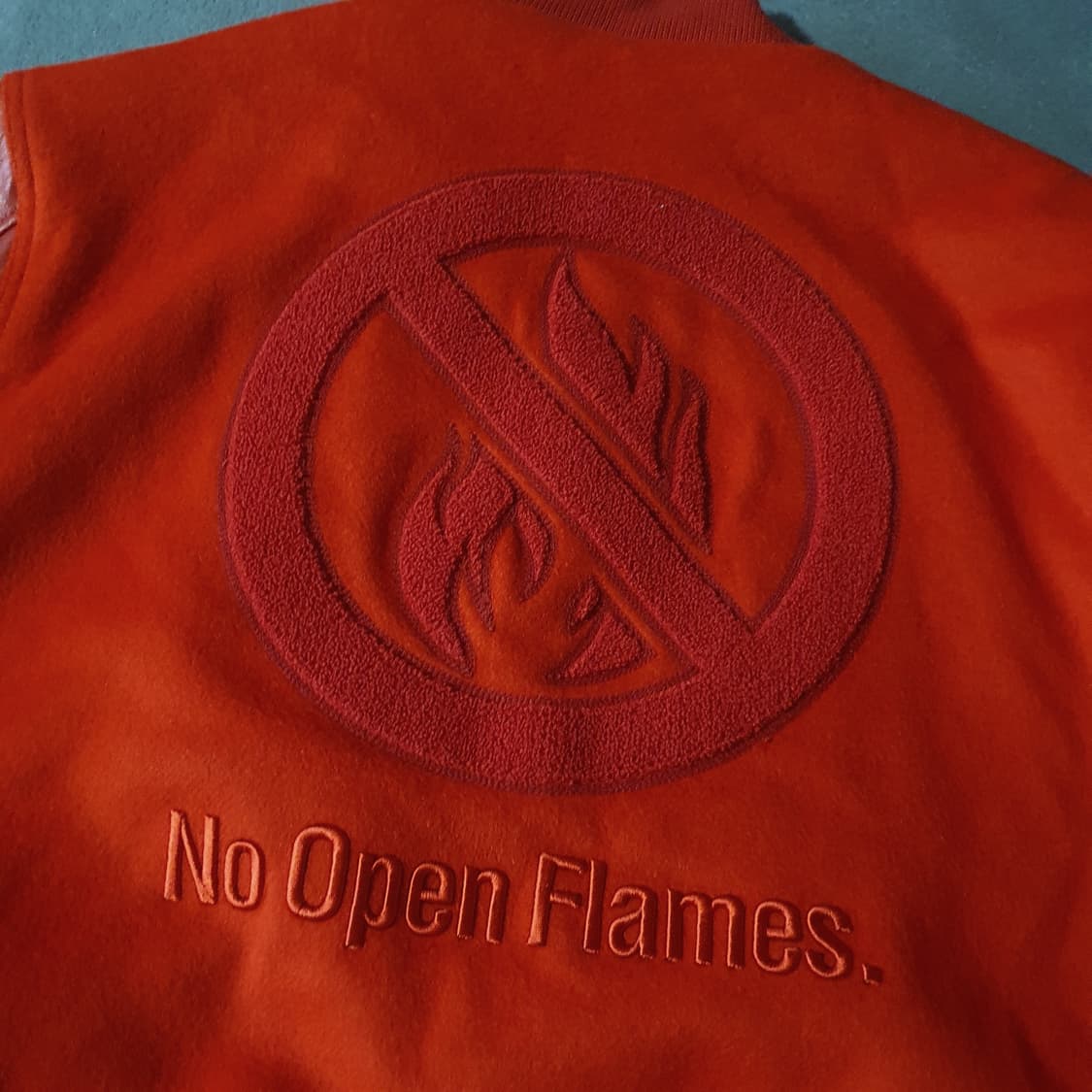 사이먼도미닉 화기엄금 레더 울 바시티 자켓 L 110 상품이미지4