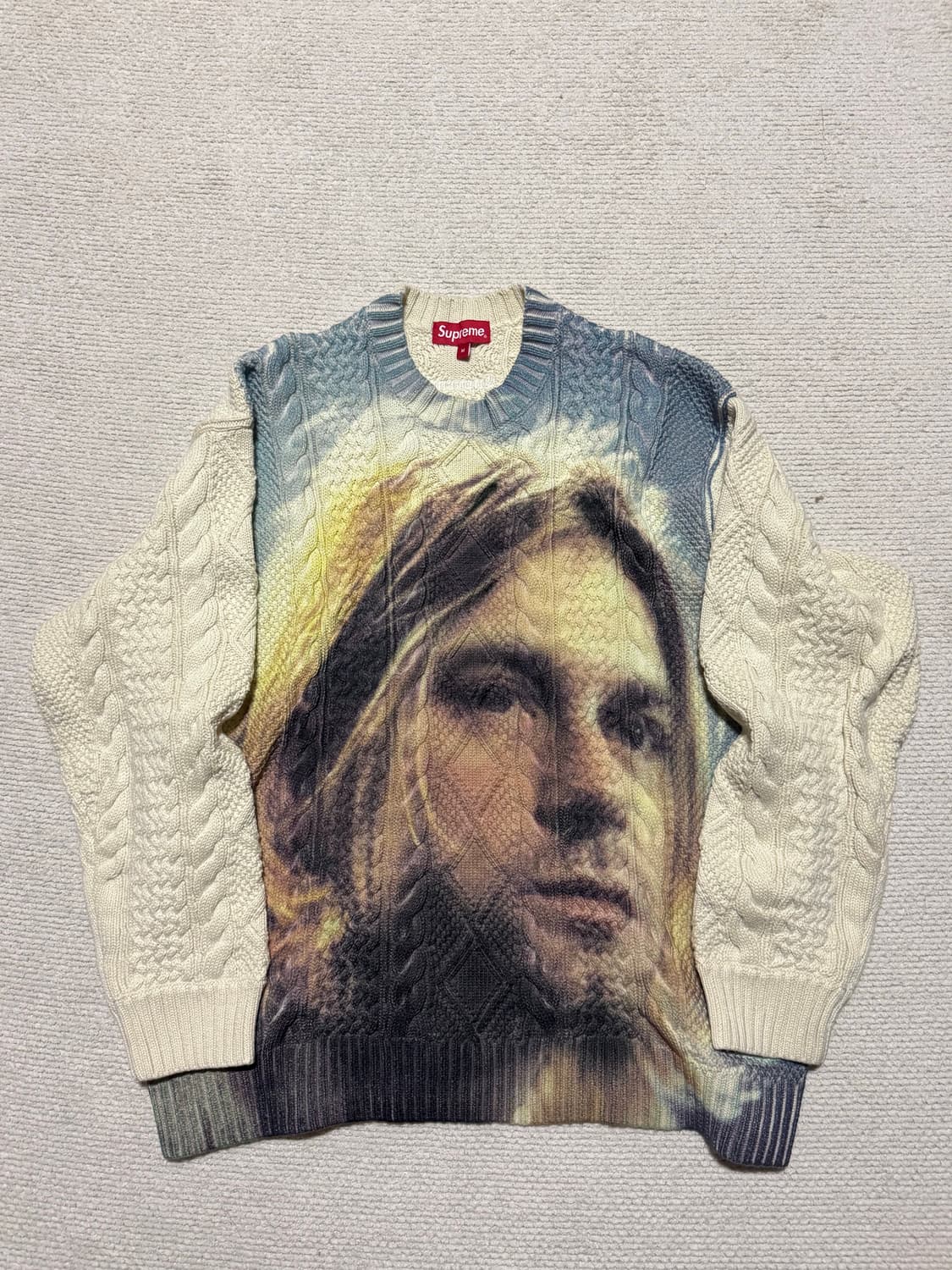 Supreme Kurt Cobain Sweater White M 상품이미지1