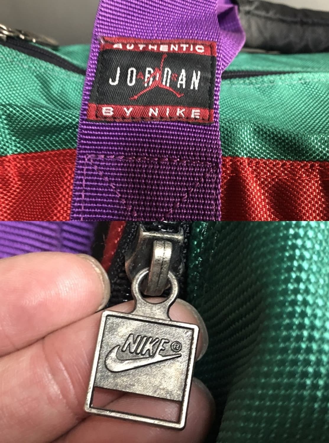 1993 빈티지 나이키에어 조던 튜브 더플백/망치백 상품이미지6