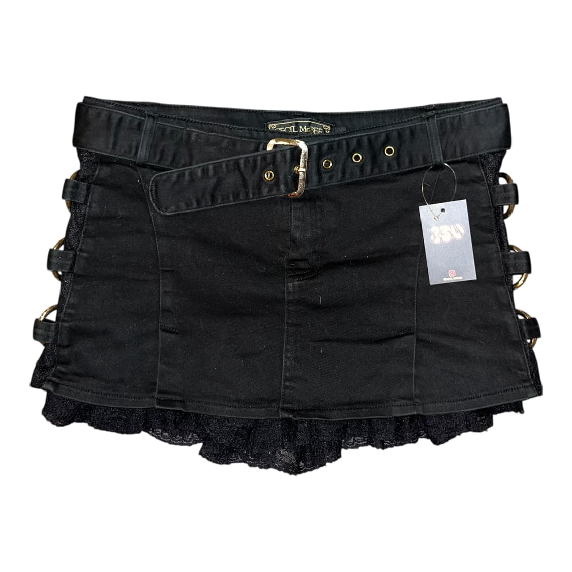CECIL McBEE 세실맥비 벨트 사이드링 숏스커트팬츠 갸루y2k 상품이미지1