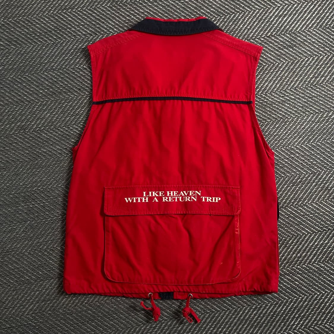 90s 필라 빅로고 올드스쿨 헌팅 베스트o 3923 상품이미지3