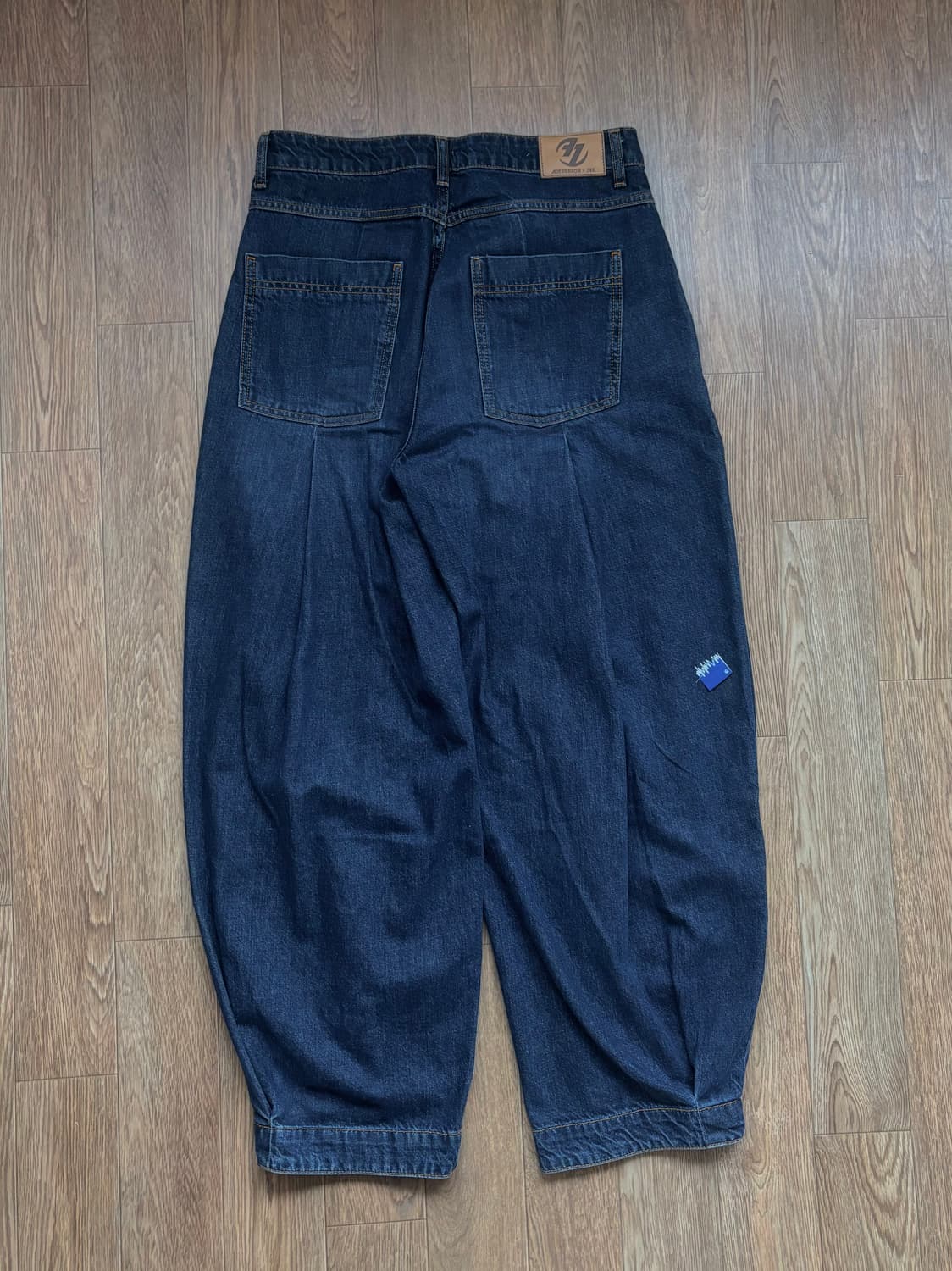 [38] 자라x아더에러 와이드 레그 진 블루 상품이미지3