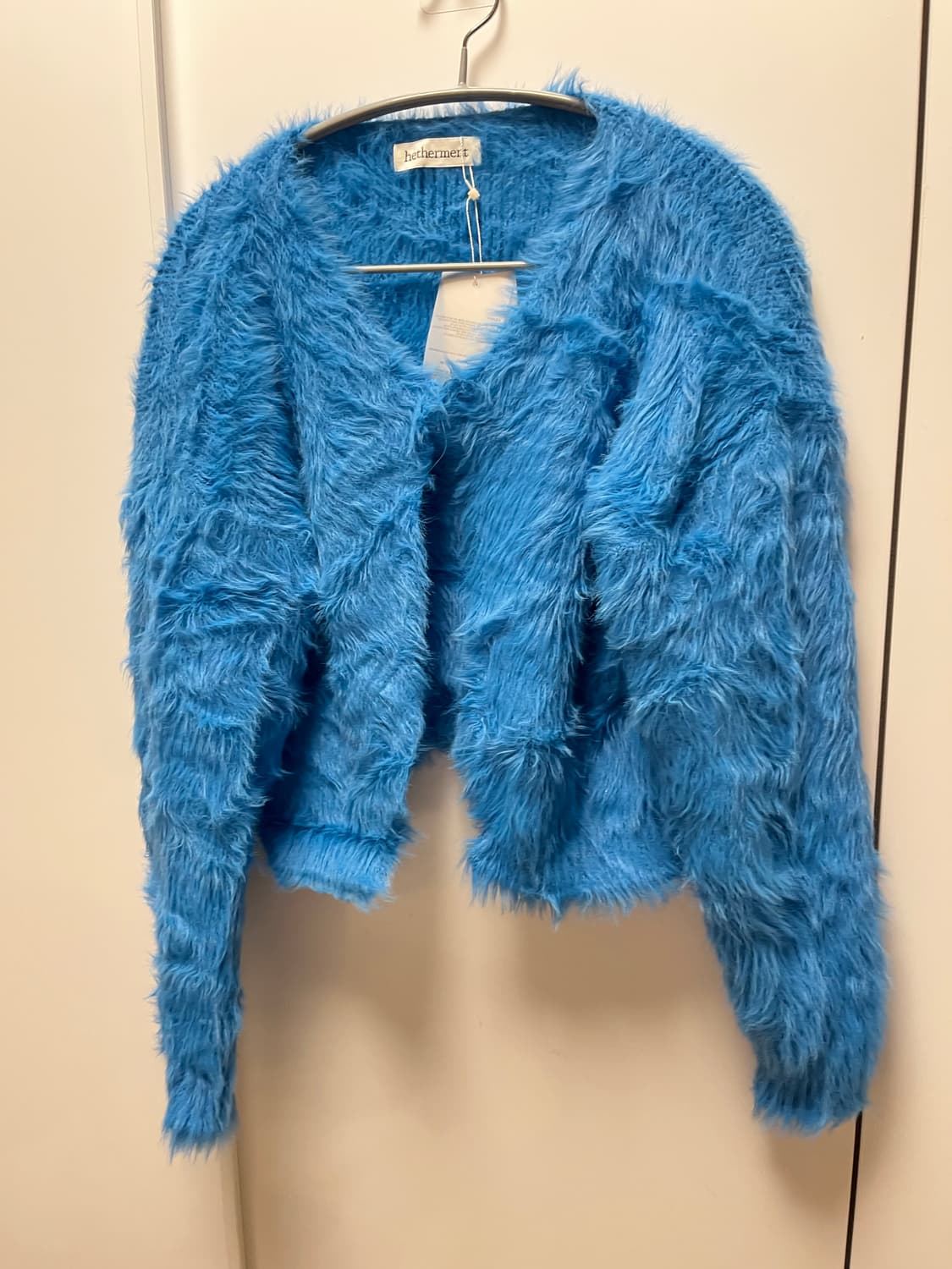 헤어리 퍼 가디건 상품이미지1