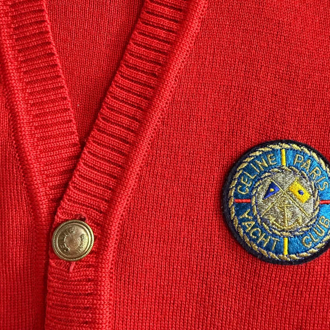 올드 셀린느 패치 가디건 상품이미지3