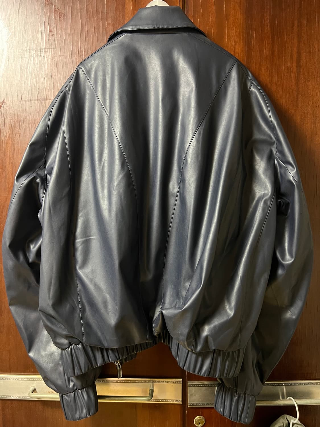 A.A Spectrum 코스티드 블루종 미드나이트 블루 가죽 자켓 상품이미지7