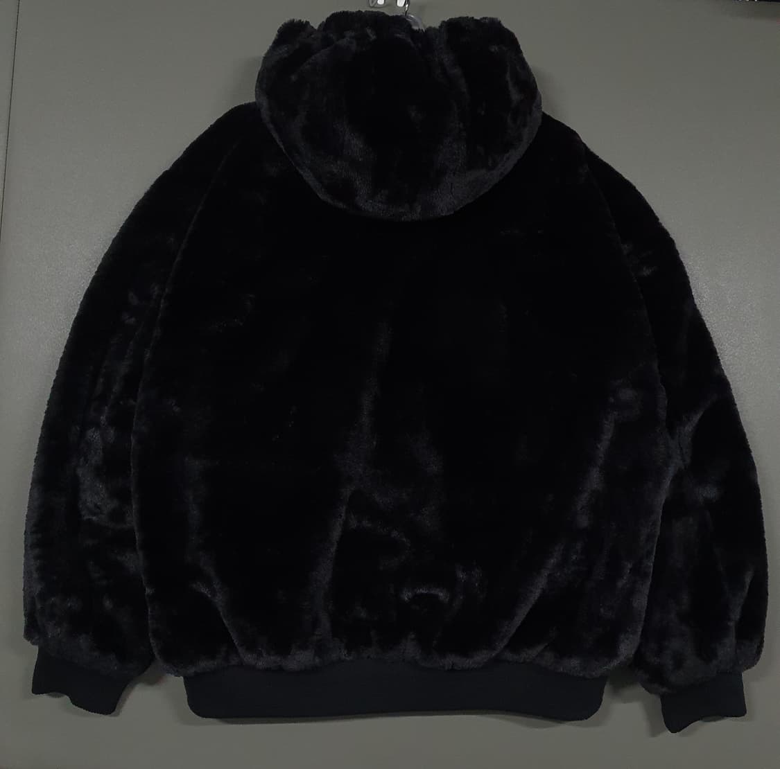 실측 2XL) 자라 신형 리버서블 양면 에코 퍼 후드 MA-1 자켓 블랙 상품이미지10