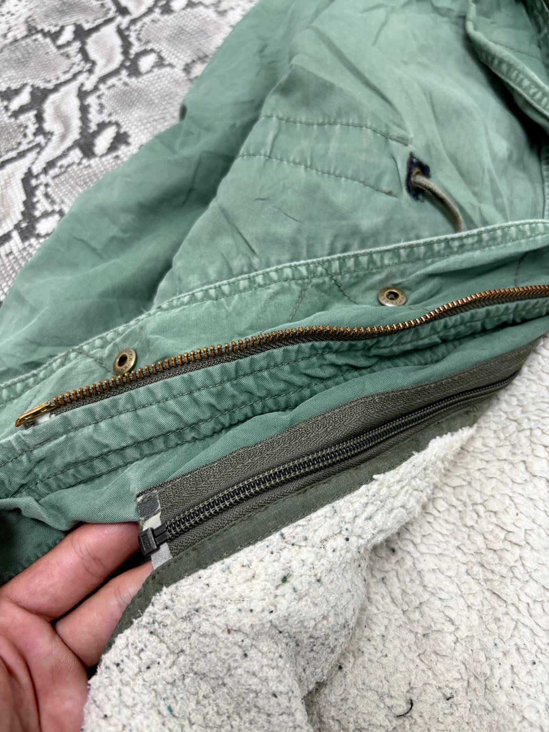 “Back number” Y2K Mood Green Field Jacke 상품이미지4